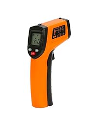 HDE   Pistola [] [Lectura Instantánea] Handheld Termómetro infrarrojo láser sin contacto digital de temperatura