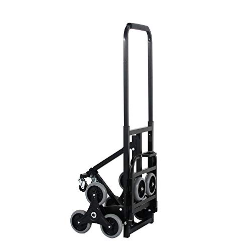 image for DlandHome Enhanced Stair Climbing Cart, Portable Climbing Cart Handlin