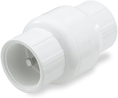 NDS1001-15 1-1/2" PVC Ips Spring Check Valve F by F 6-3/16" Length