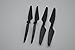 Blomiky 4pcs 2A+2B Propeller Props Blades Fit for MJX Bugs3 B3 H ubsan H501S Quadcopter Drone H501S Propeller Black