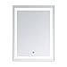 HOMCOM LED Bathroom Mirror Wall Mount Vanity Make Up Mirror with Dimmable Touch Switch Control and Defogger, Waterproof - 36
