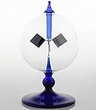 DORAMI Blue Solar Power Radiometer Sun Light Energy Spinning Vanes Windmill Gift Home Desk Decoration