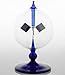 DORAMI Blue Solar Power Radiometer Sun Light Energy Spinning Vanes Windmill Gift Home Desk Decoration
