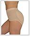 Mystiqueshapes  Silicone Padded Panties Brief Underwear Power Shapewear (L, Black-Silicone)