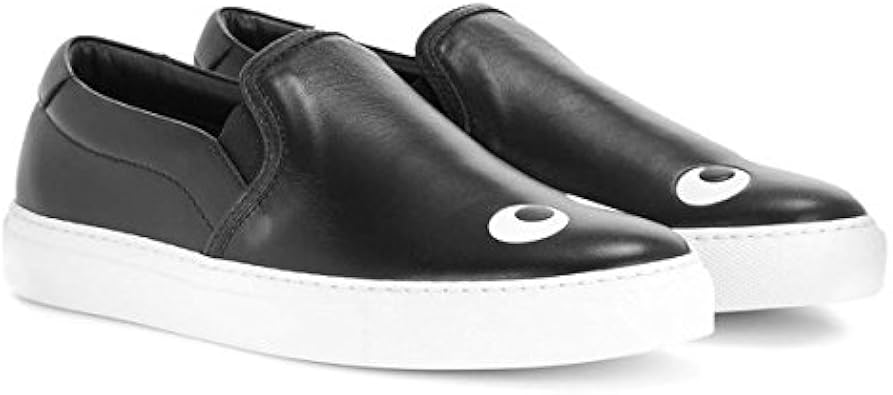 Amazon アニヤハインドマーチ Anya Hindmarch レディース シューズ 靴 スニーカー Eyes Right Leather Slip On Sneakers 並行輸入品 アニヤハインドマーチ Anya Hind シューズ バッグ