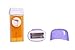 Belle Depilatory Thermostatic Wax Warmer Heater Hair Removal Machine with 150g/5.30oz Water-Soluble Honey Wax Cartridge, Purple