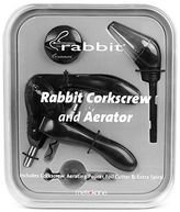 Metrokane Barware, Rabbit Corkscrew with Aerator 4 Piece Set Color
Shiny Black