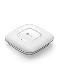 Punto de acceso inalámbrico Wi Fi TP Link AC1750 (compatible con 802.3AT PoE +, correa dual, 802.11AC, montaje en techo, tecnología MIMO 3x3) (EAP245)