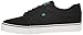 DC Men's Anvil TX Skateboarding Shoe, Black/Turquoise, 12 D US