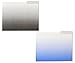 Decorative File Folders in Ombre Colors, Letter Size (9.5 x 11.5 Inches, 12-Pack)