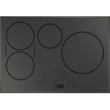 Amazon Com Ge Cafe 30 Built In Induction Cooktop Flagstone Gray