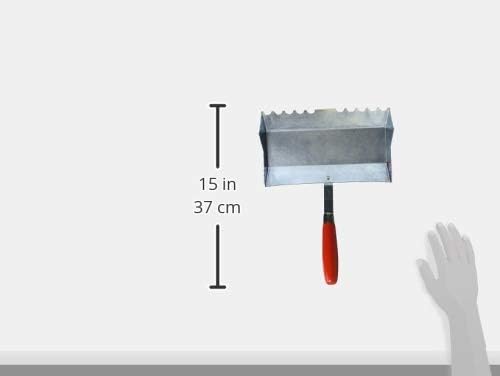 Connex COX785076 Sand-Lime Brick Adhesive Trowel, Silver/Blue, 240 mm - Image 4