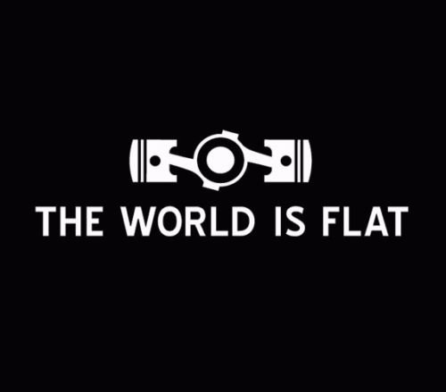 The World Is Flat Subaru Sticker Decal Car Vinyl JDM illest Stance STI White, Die cut vinyl decal for windows, cars, trucks, tool boxes, laptops, MacBook - virtually any hard, smooth surface