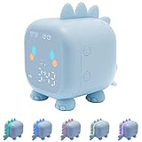 anmones Kids Alarm Clock, Toddler Dinosaur Sleep