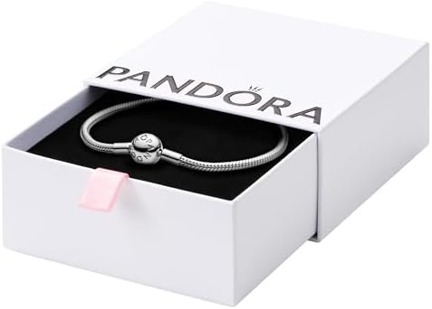 Amazon.com: Pandora Jewelry Moments Sparkling Heart Clasp Snake