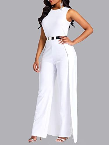 overlay embellished jumpsuit