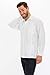 Squish Cuban Style Long Sleeve Guayabera Shirt, White, XL