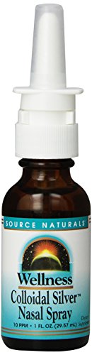 Source Naturals Wellness Colloidal Silver Nasal Spray, 1 Fl Oz
