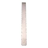ammoon Guitar Neck Notched Straight Edge Luthiers Tool for Most Electric Guitars for Gibson(24.75