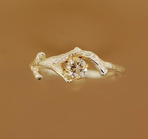 Branch Bud with Forever Brilliant Moissanite