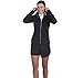SCOTTeVEST Glow Hoodie for Women - 18 Hidden Pockets - Lightweight Zip Up Sweatshirt for Travel & More (Midnight, Medium)