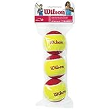 Wilson US Open Starter Balls Pack of 3 (Red/Yellow, 75 mm)