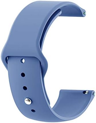 TYewa98556 New Ungrade 2019 20mm 22mm Universal Watch Strap for HUAWEI Watch GT Samsung Galaxy Watch Active - Navy Blue 20mm