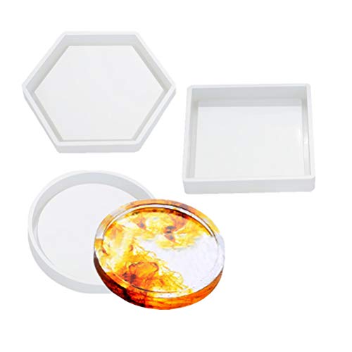 Cylinder Epoxy Resin Silicone Molds - DIY Pen Holder Mold & Circular Silicone Coaster Molds Set, Clear Flower Pot Moulds for Casting Succulent Plants Pot and Many Other Art Craft, Sold by MeiMeiDa - Thumbnail 3