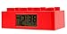 LEGO 9002168 Red Brick Kids Light Up Alarm Clock | red | plastic | 9.5 inches tall | LCD display | boy girl | official