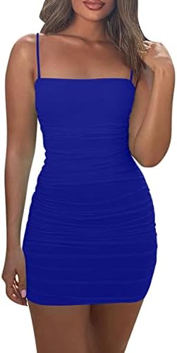 blue slinky strappy wrap bodycon mini dress Amazon.com: Zaldita Women's Shiny Bandage Bodycon Wrap Dress Sleeveless  Sexy Mini Club Party Short Dresses Black One Size : Clothing, Shoes &  Jewelry