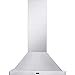 Cavaliere CAV-SV218B2-30 Wall Mounted Range Hood Brushed Stainless Steel 900CFM