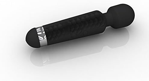 Waterproof Therapeutic Vibrating Massager for Women, Men and Couple,Multi speed,Increased pleasure,Wireless Power Rechargeable (Black)