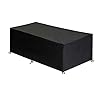 GEMITTO Housse Protection Table Jardin, Housses de Meubles et Salon Extérieur, Imperméable et Anti-UV, Étanche Bâche de…