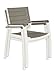 Keter Harmony Stackable Patio Chairs Set of 2 for Indoor and Outdoor Dining and Entertaining