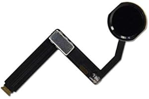 FOR APPLE ePartSolution Replacement Compatible with iPad Pro 9.7" A1673 A1674 A1675 Home Button Module Flex Cable Ribbon Connector Menu Key Black USA