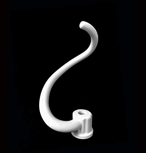 Spiral Coated Metal Dough Hook - Fits Kitchenaid Stand Mixer Bowl-Lift Models