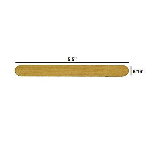 Vakly Junior Wooden 5.5 inches Tongue Depressors (Pack of 500)