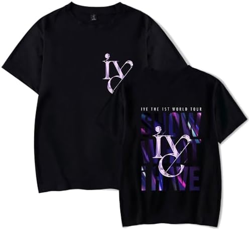 IVE The 1st World Tour Show What I Have Merch T-Shirt Summer Men