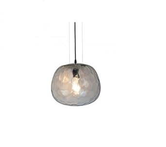 Vt 7306 Designer Glass Transparent Chrome 3 Wire Suspension