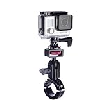 Tackform Motorcycle Mount for GoPro - [Enduro Series] Bar Mount and Trail Cam Compatible with GoPro and Other Action Cameras - All Metal, Built to Outlast You.