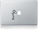New Leaning Man Macbook 13, 15 inch & Macbook Air 11 13 inch decal sticker for Apple Laptop