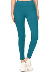 Leggings Depot Women's 3" Waistband Yoga High