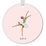 Nutcracker Ballerina Ornament 2017, Vintage Sugarplum Fairy Ballet Porcelain Ornament, 3