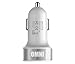 Omni Inc Smart Mini Dual USB Car Charger 5V 3.1Amp 15.5W - 1.0&2.1A Universal Ports, Smart Power Supply iPods, iPhones, Cell Phones & Tablet, Android Devices, Portable Cigarette Lighter Plug, Mobile Travel Charging Station 12V Input