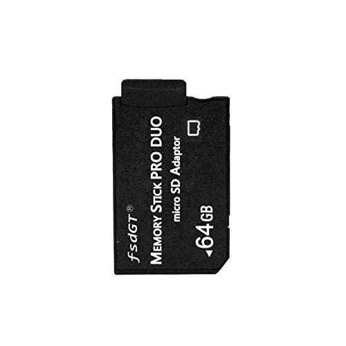 HuiErHui 64G High Speed Memory Stick Pro-HG Duo Class 10 64GB Micro SD and Mark2 HX Adapror for PSP Accessories