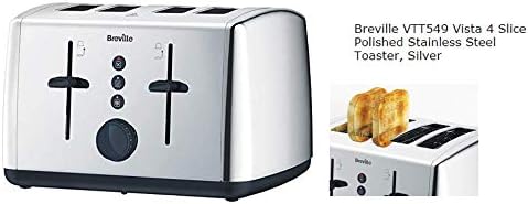 Breville - Stainless Steel 'Vista' 4 Slice Toaster VTT549