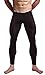 WUAMBO Men's Mesh Long Johns Slim Sexy Legging Tights Black XL (Waist:32