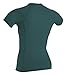 O'Neill Women's Basic 50+ Skins Short Sleeve Rash Guard, Deep Teal, Large
