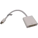 LinkS Mini DisplayPort | Thunderbolt to DVI Male to Female Adapter in White