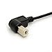BSHTU 1.5M USB to Printer Adapter Cables 90 Degree USB 2.0 A Male to B Up Angle Plug Converter Lead 480Mbps High Speed Adaptor Scanner Extension Cord (Up)